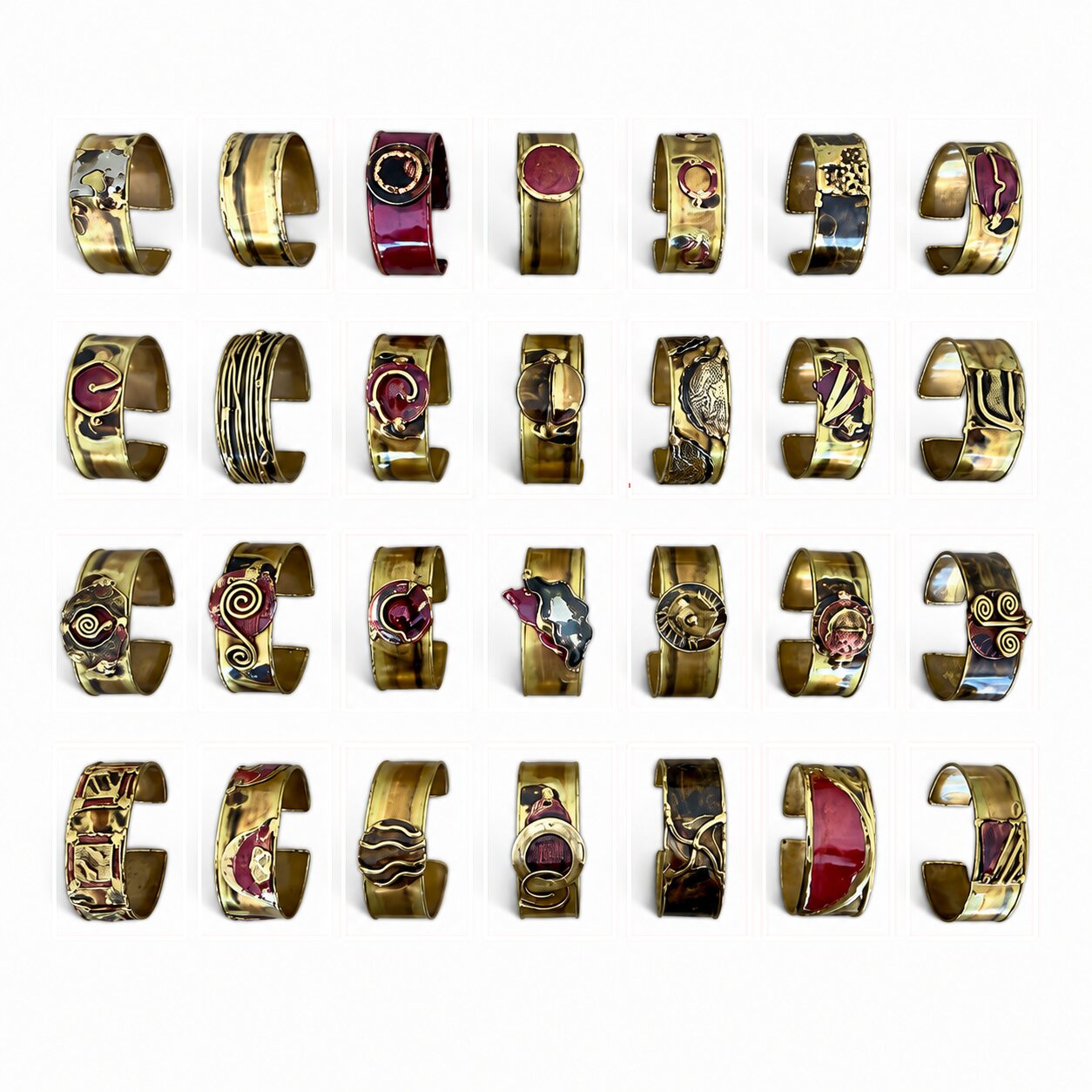 Bracelet catalogue with 28 selectable bracelets